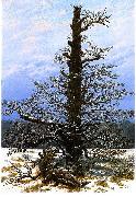 Caspar David Friedrich Oak Tree in the Snow oil painting reproduction